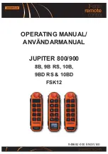 Akerstroms JUPITER 10B Operating Manual preview