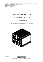 Preview for 4 page of Akerstroms REMOTUS CU9600 Installation Instructions Manual