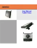 Preview for 1 page of Akerstroms Tx800 Triton User Manual