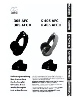 Preview for 1 page of AKG 305 AFC II User Instructions