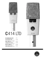 AKG 414 LTD User Instructions предпросмотр