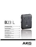 AKG B23 L User Instructions preview