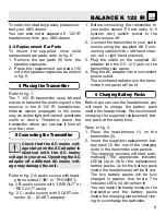 Preview for 9 page of AKG BALANCE K 122 IR User Instructions