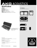 Предварительный просмотр 2 страницы AKG BP 4000 Specifications