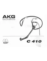 Preview for 2 page of AKG C 410 Manual