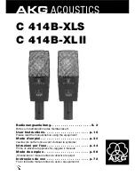 AKG C 414 B-XL II User Instructions preview