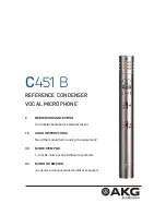 AKG C 451 B User Instructions предпросмотр