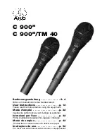 AKG C 900-TM 40 User Instructions preview