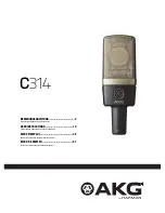 AKG C314 User Instructions предпросмотр