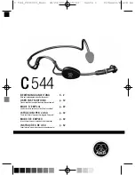 AKG C544 User Instructions preview