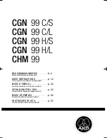 AKG CGN 99 C/L User Instructions предпросмотр