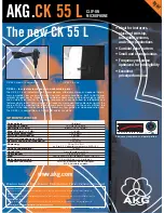 Предварительный просмотр 2 страницы AKG CK 55 L Brochure