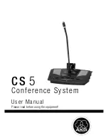 Preview for 1 page of AKG CS 5 User Manual