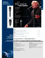 Preview for 9 page of AKG D 11/XLR Catalog