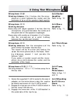 Предварительный просмотр 5 страницы AKG D 11 User Instructions