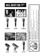 Preview for 68 page of AKG D550 User Instructions