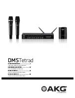 Предварительный просмотр 1 страницы AKG DMS Tetrad User Instructions