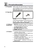 Preview for 2 page of AKG EMOTION D 770 User Instructions