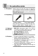 Preview for 2 page of AKG Emotion D 880 User Instructions