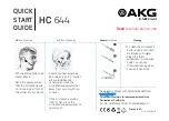 Preview for 1 page of AKG HC 644 Quick Start Manual