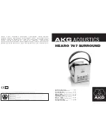 AKG HEARO 787 SURROUND -  GUIDE User Instructions preview