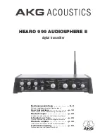 Preview for 1 page of AKG HEARO 999 AUDIOSPHERE - User Instructions