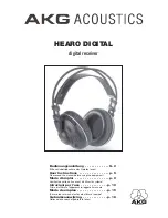 AKG HEARO DIGITAL User Instructions preview