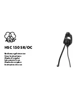 AKG HSC 150 OC - MOUNTING DRAWING User Instructions предпросмотр