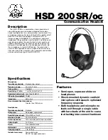 AKG HSD 200 SR/oc Datasheet preview