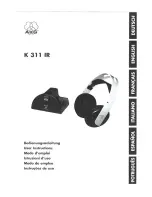 Preview for 1 page of AKG K 311 IR Manual