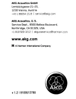 Preview for 11 page of AKG K 316 User Manual