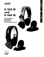 Preview for 1 page of AKG K 333 IR Manual