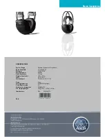 Preview for 2 page of AKG K 44 Specification Sheet