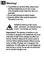 Preview for 4 page of AKG K 480 NC User Instructions