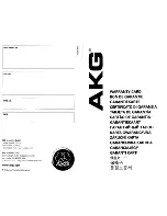 Preview for 6 page of AKG K 480 NC User Instructions