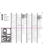 Предварительный просмотр 1 страницы AKG K 912 Instruction Manual