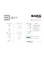 Предварительный просмотр 1 страницы AKG LC 617 Quick Start Manual