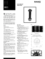 AKG MB3 User Manual предпросмотр