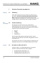 Preview for 10 page of AKG MICROLITE User Instructions