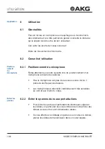 Preview for 138 page of AKG MICROLITE User Instructions