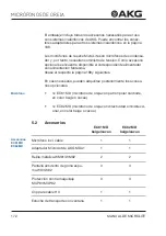 Preview for 172 page of AKG MICROLITE User Instructions