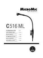 Preview for 1 page of AKG MicroMic C516 ML User Instructions