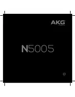 Preview for 1 page of AKG N5005 Quick Start Manual