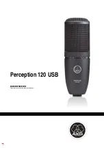 Preview for 1 page of AKG PERCEPTION 120 USB User Instructions