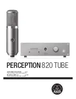 AKG PERCEPTION820 TUBE User Instructions preview