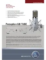 Preview for 23 page of AKG PERCEPTION820 TUBE User Instructions