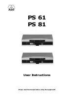 Preview for 11 page of AKG PS 61 Manual