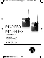 AKG PT 40 PRO User Instructions preview