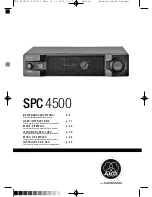 AKG SPC 4500 User Instructions предпросмотр