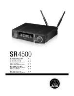 Предварительный просмотр 1 страницы AKG SR 4500 User Instructions